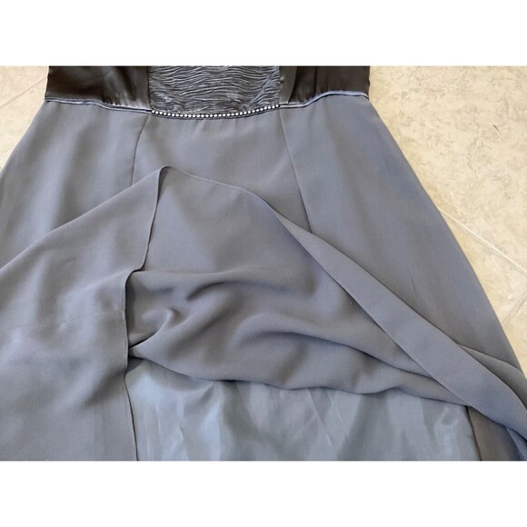 Midnight Velvet Fit & Flare cocktail party sleeveless midi Dress women’s size 14 - Picture 10 of 12